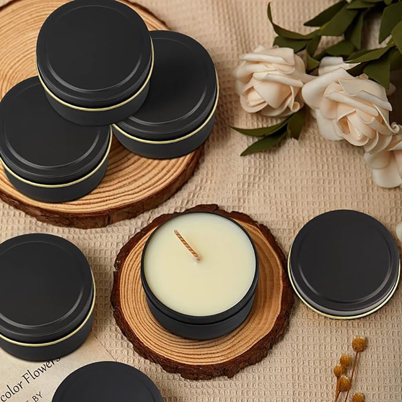 Metal Tin Lid 4Oz - 4 OZ Candle Tins 24 Pcs