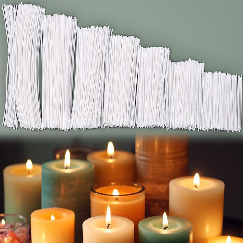 Candle Supplies Kit - 50/100Pcs Waxed Cotton Candle Wicks Set