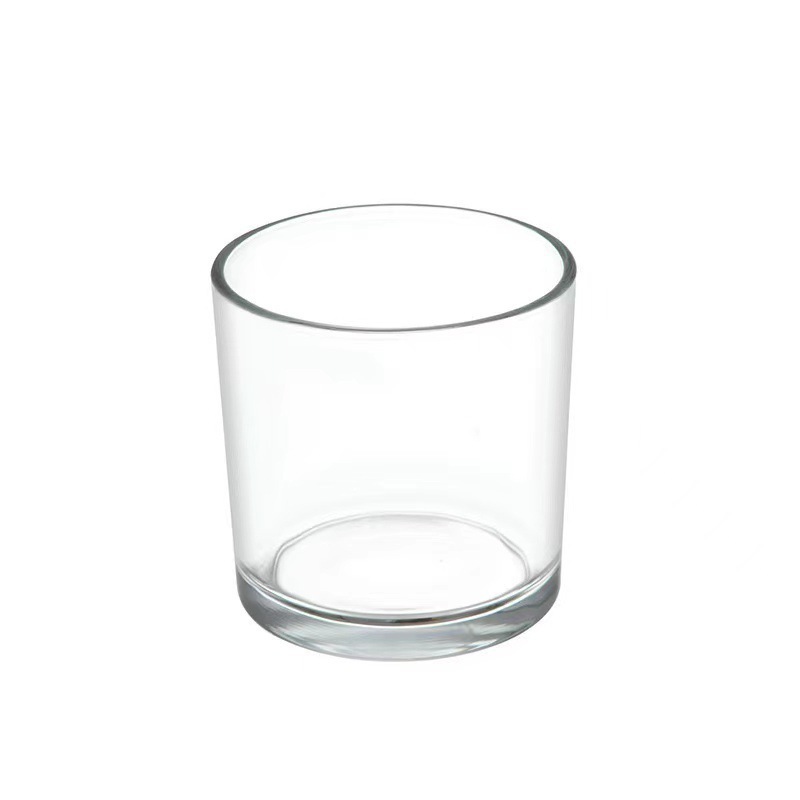 Candle Glass Supplies - Premium Transparent Glass Cup Candle Holder