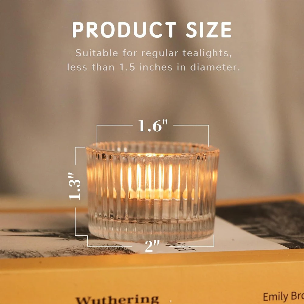 6/12pcs Clear Tealight Candle  - огляд і ціна Candle Glass Supplies