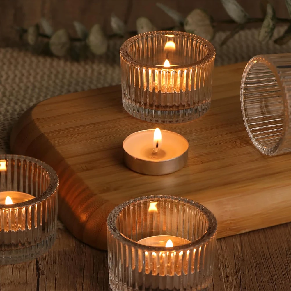 6/12pcs Clear Tealight Candle  - огляд і ціна Candle Glass Supplies
