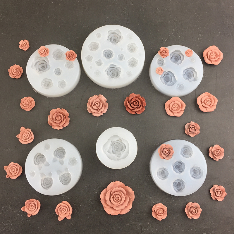 3D Rose Flower Shape Leaf Sili - огляд і ціна Candle Making Supplies Online