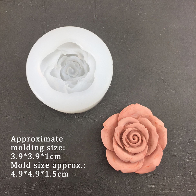 3D Rose Flower Shape Leaf Sili - огляд і ціна Candle Making Supplies Online