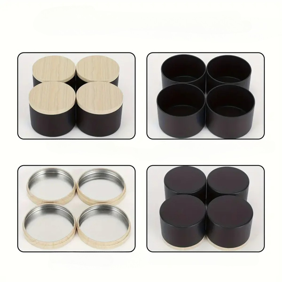 12Pcs 4oz Round Metal Tin Cans - огляд і ціна Metal Tin Lid 4Oz
