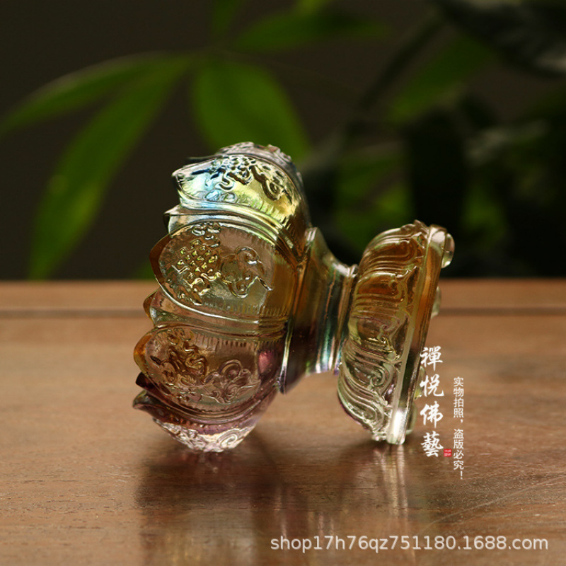 Glass Wealth Lotus Eight Auspi - огляд і ціна Candle Glass Supplies