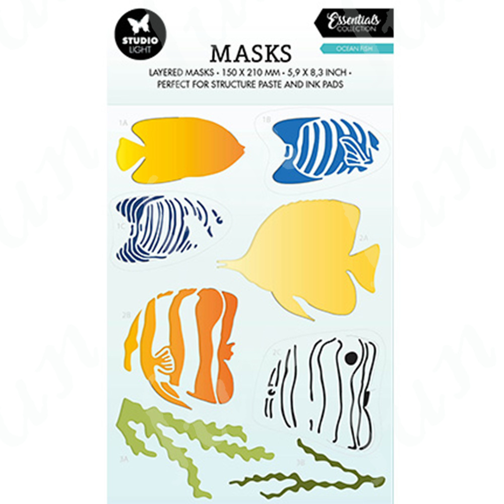 2023 New Ocean Fish Stencils M - огляд і ціна Candle Supplies Kit