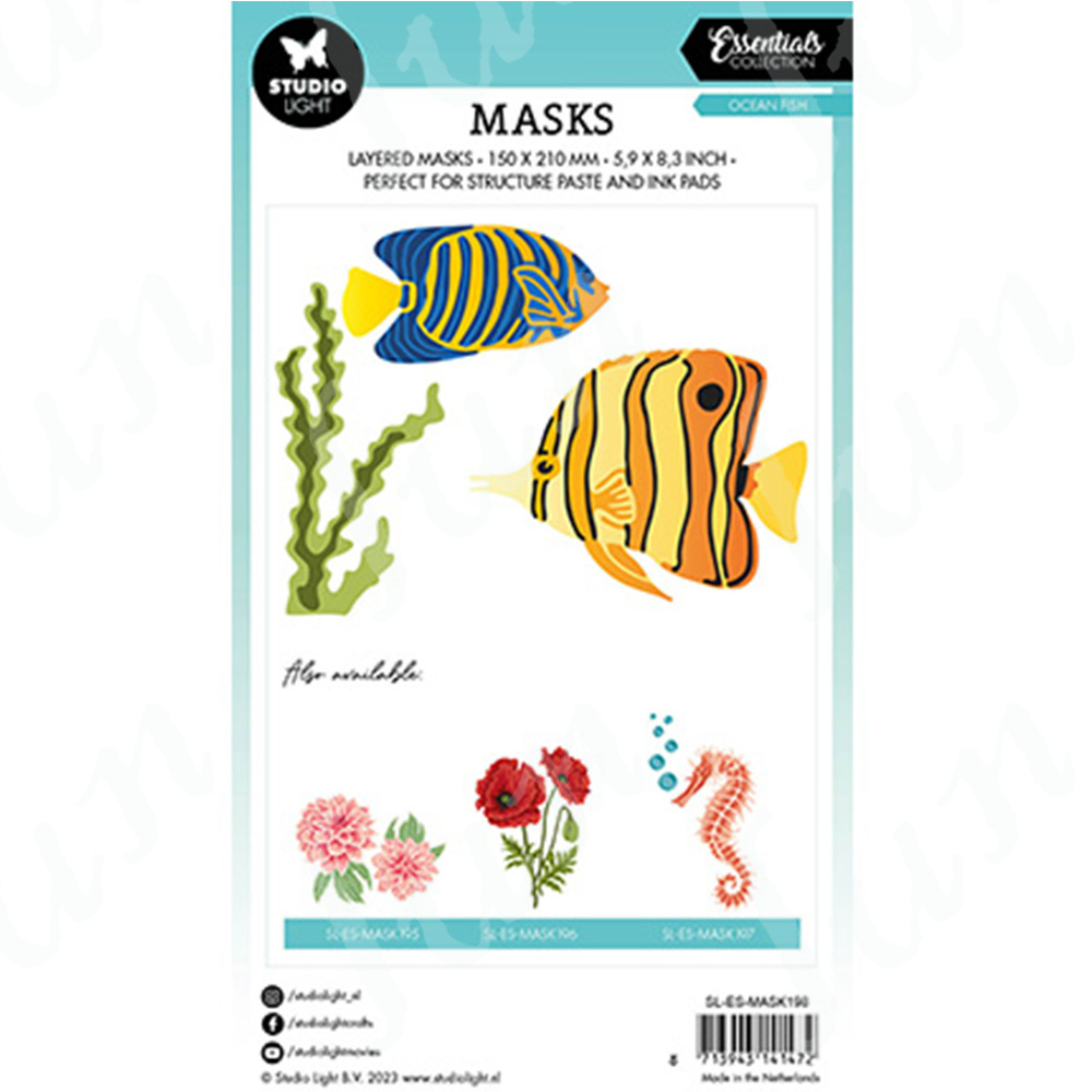 2023 New Ocean Fish Stencils M - огляд і ціна Candle Supplies Kit