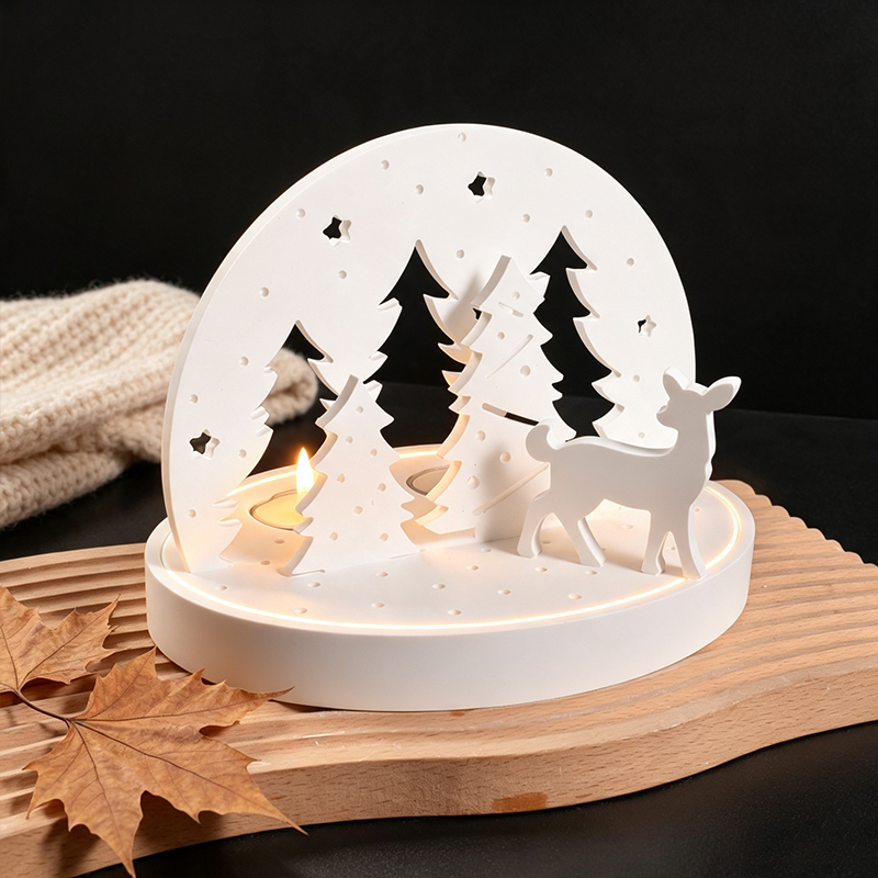 Christmas Elk Tealight Candle  - огляд і ціна Candle Making Supplies Online