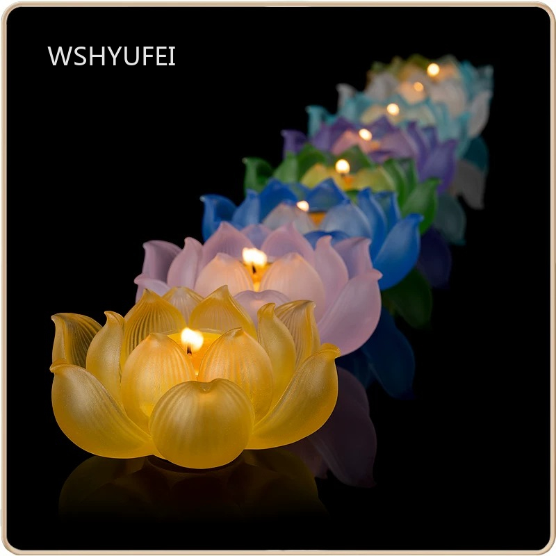 Glass Lotus Candlestick Househ - огляд і ціна Candle Glass Supplies