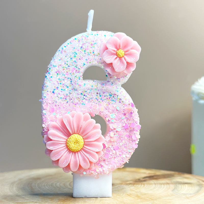 Creative pink flower birthday  - огляд і ціна Candle Supplies Amazon