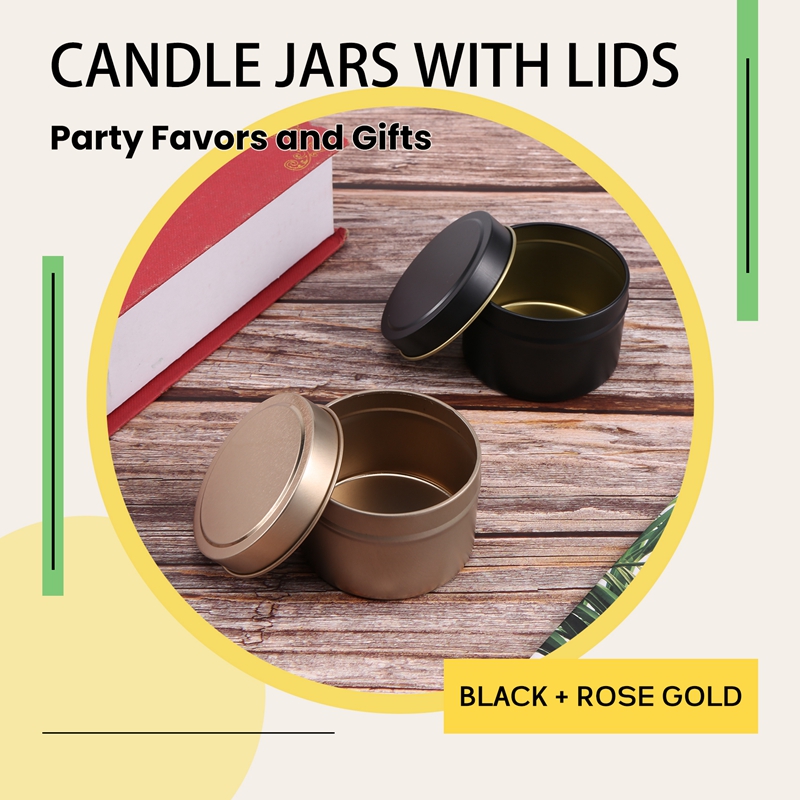 24 Pack Candle Tin Cans with L - огляд і ціна Metal Tin Lid 4Oz