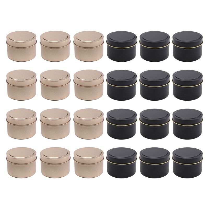 24 Pack Candle Tin Cans with L - огляд і ціна Metal Tin Lid 4Oz