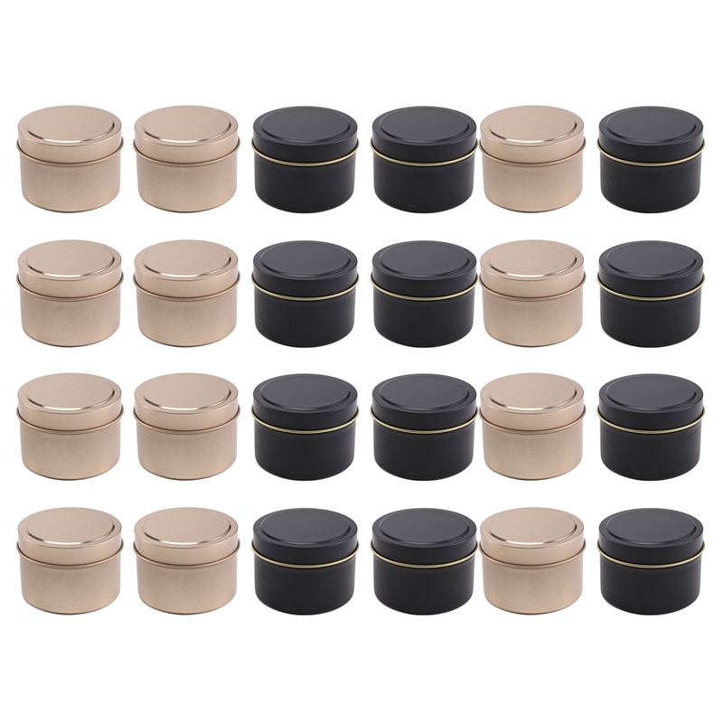 24 Pack Candle Tin Cans with L - огляд і ціна Metal Tin Lid 4Oz