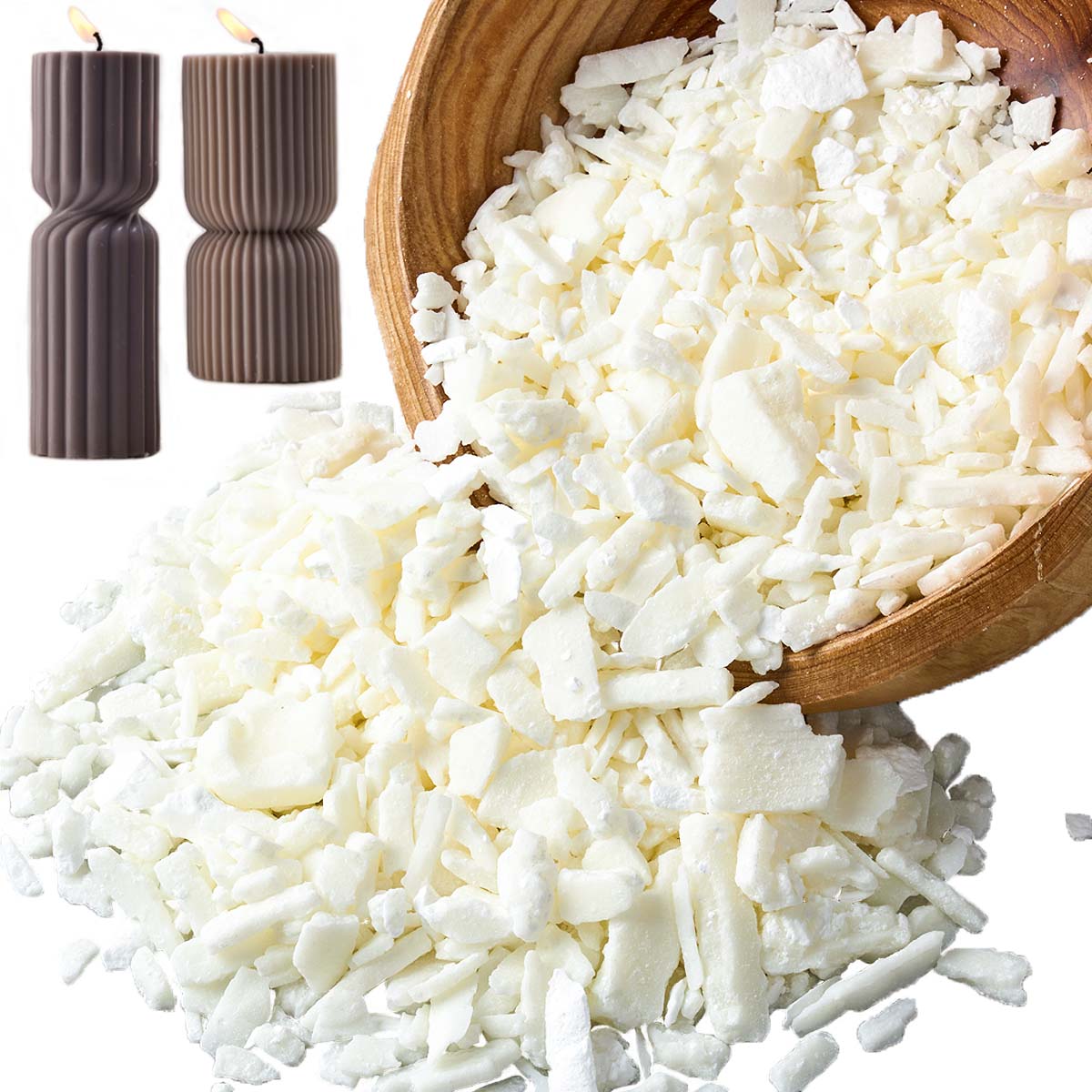 1 Pounds Pure White Soy Wax Fo - огляд і ціна Candle Supplies Kit