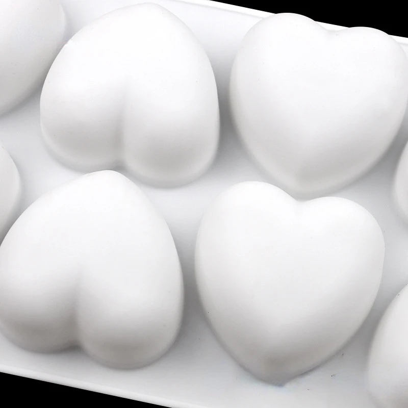 Love Heart Silicone Soap Mold  - огляд і ціна Candle Making Supplies Online