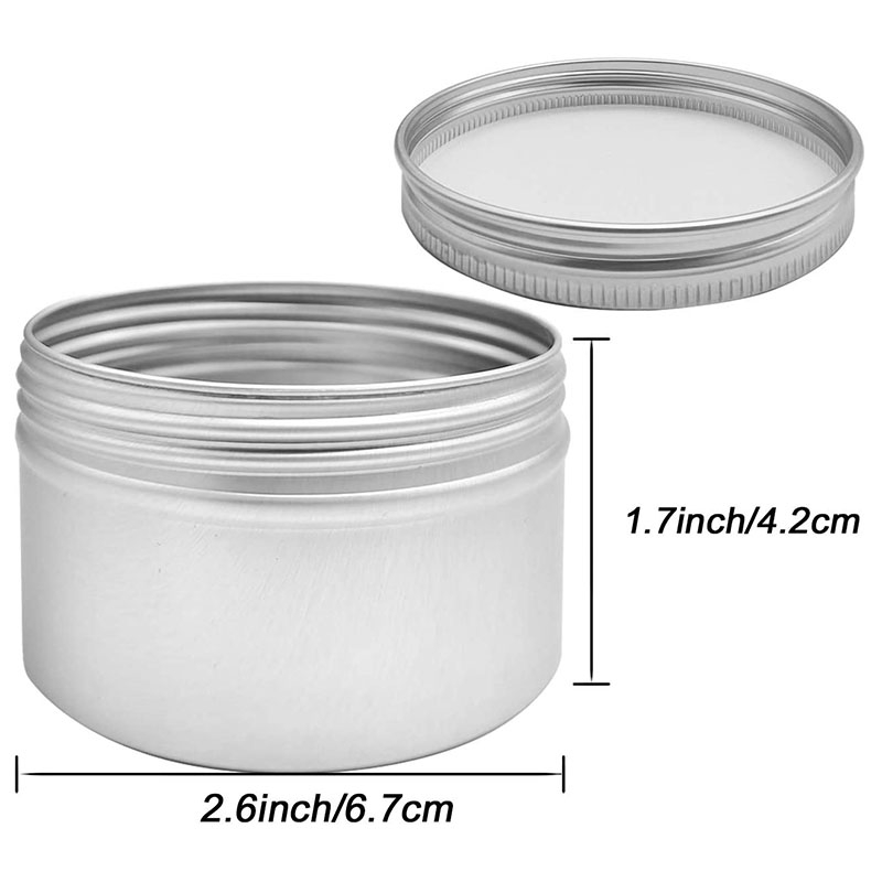 12Pcs 4Oz Metal Candle Tins fo - огляд і ціна Metal Tin Lid 4Oz