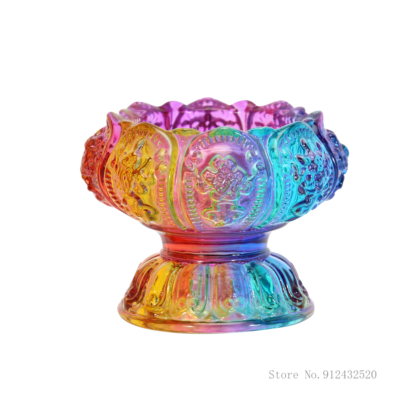 Colorful Lucky High Feet Lamp  - огляд і ціна Candle Glass Supplies