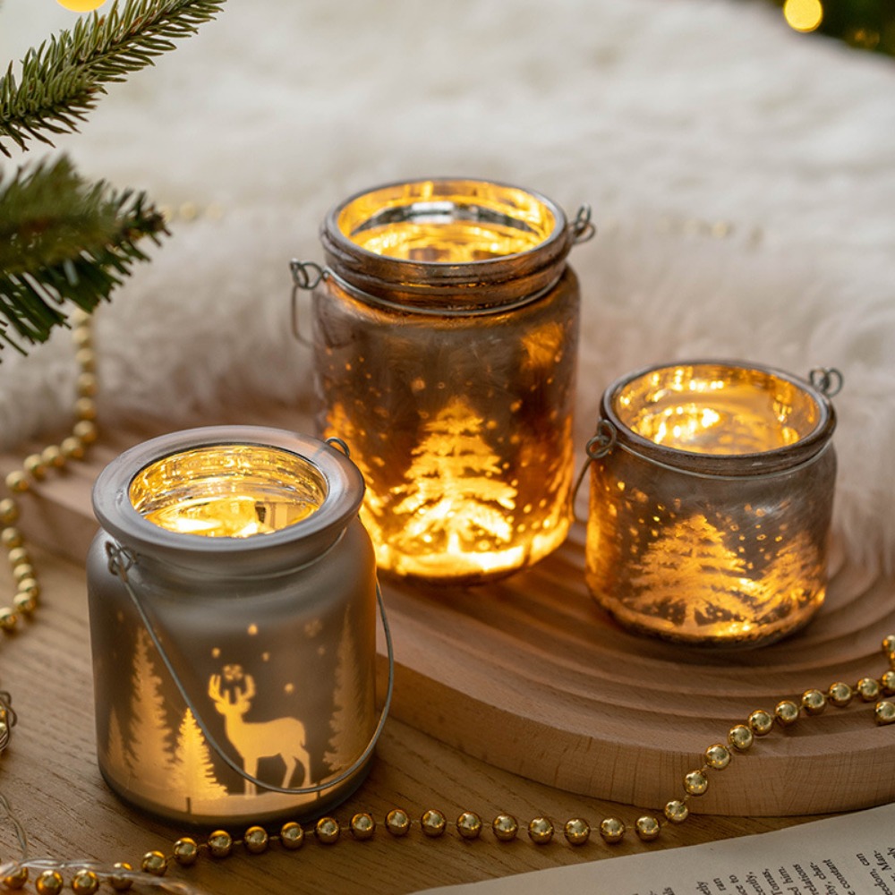 Christmas Electroplated Glass  - огляд і ціна Candle Glass Supplies