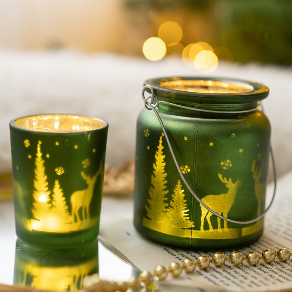 Christmas Electroplated Glass  - огляд і ціна Candle Glass Supplies