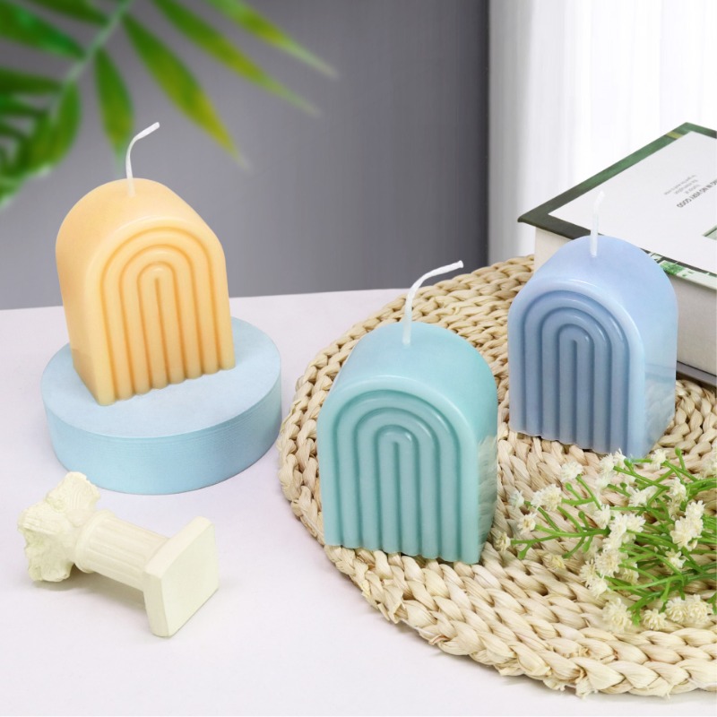DIY Striped arch Candle mold D - огляд і ціна Candle Supplies Kit