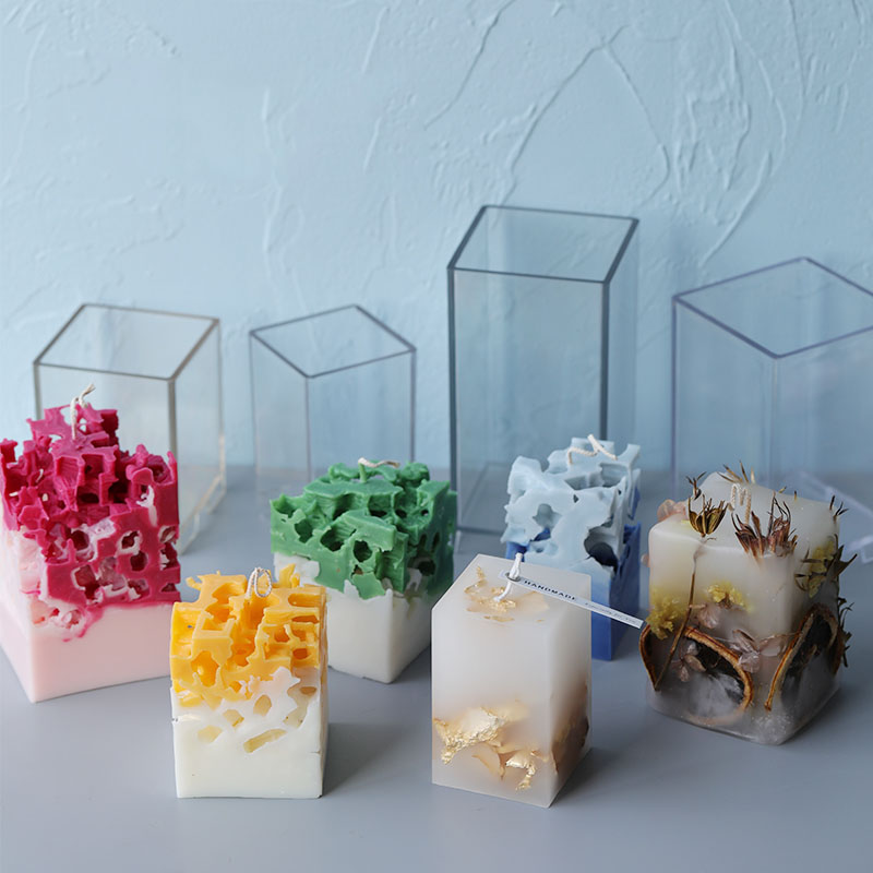 3D Square Rectangle Column Can - огляд і ціна Candle Supplies Kit