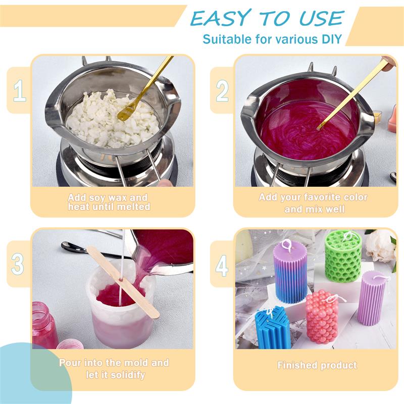 100/500g/1kg Pure Soy Wax Para - огляд і ціна Candle Making Supplies Online